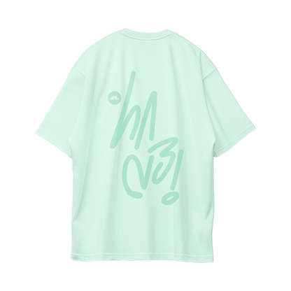 Sign Oversize Tees - Mint Green
