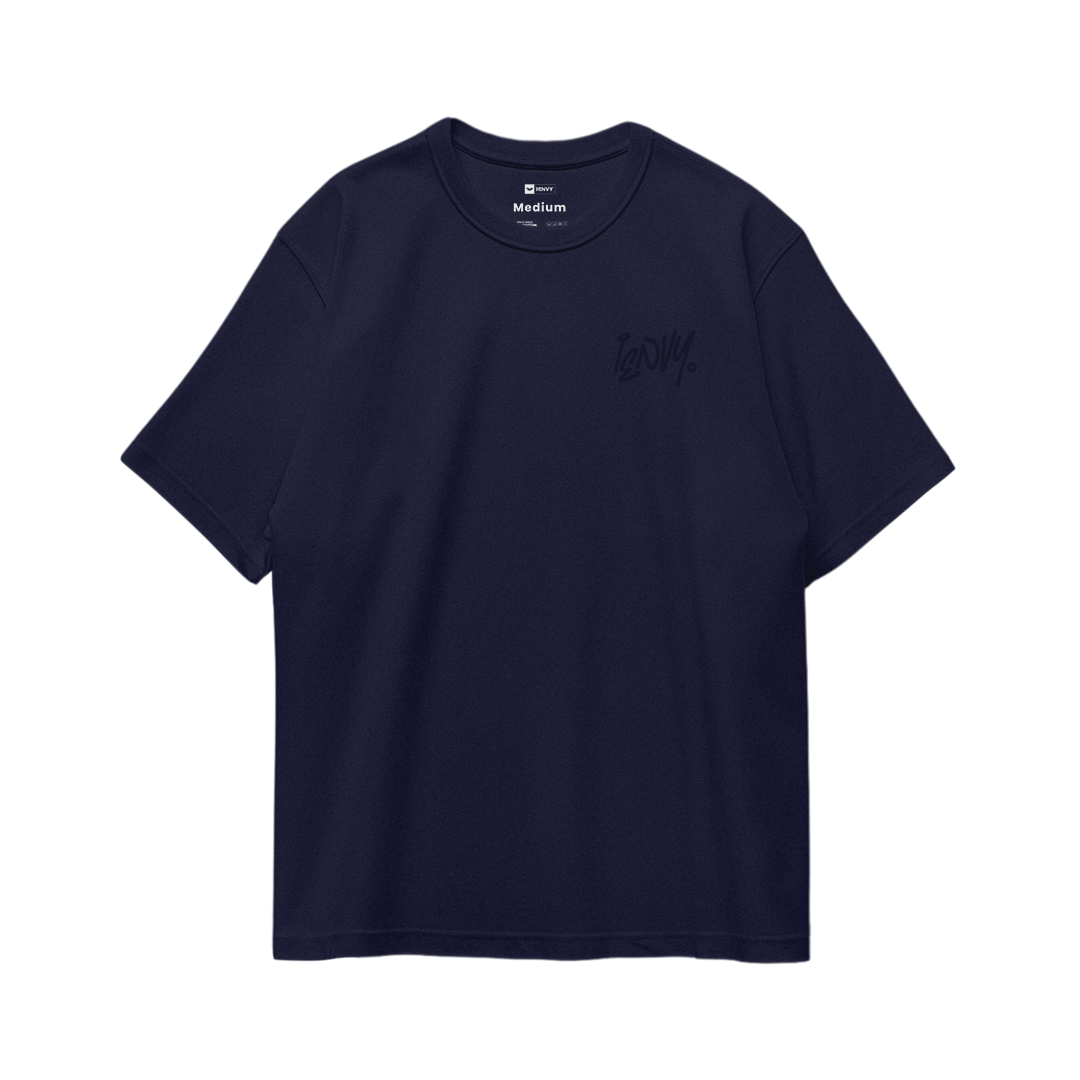 Sign Oversize Tees - Navy
