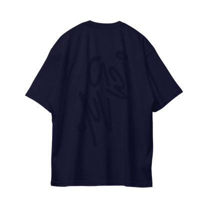 Sign Oversize Tees - Navy