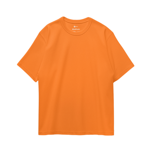 Basic Oversize Tees - Orange