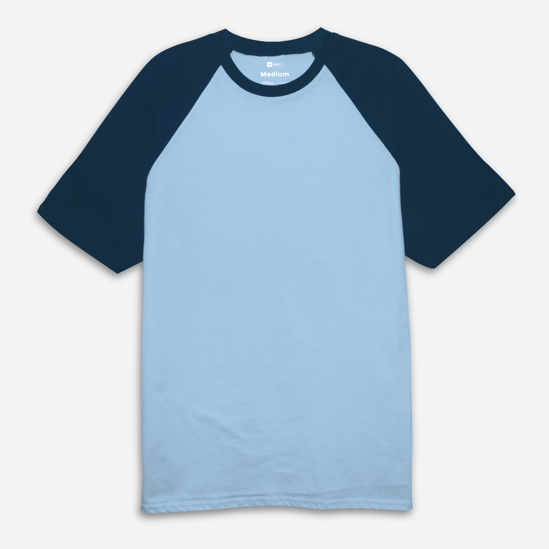Reglan Tees - Baby Blue Navy