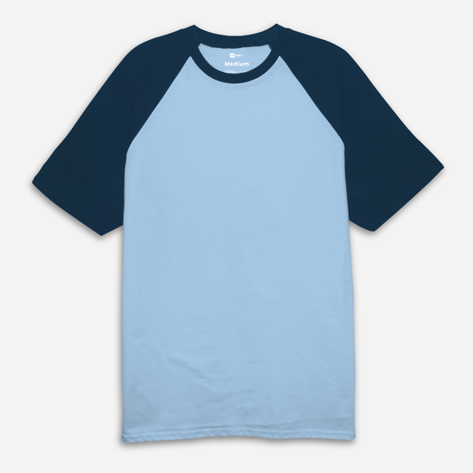 Reglan Tees - Baby Blue Navy