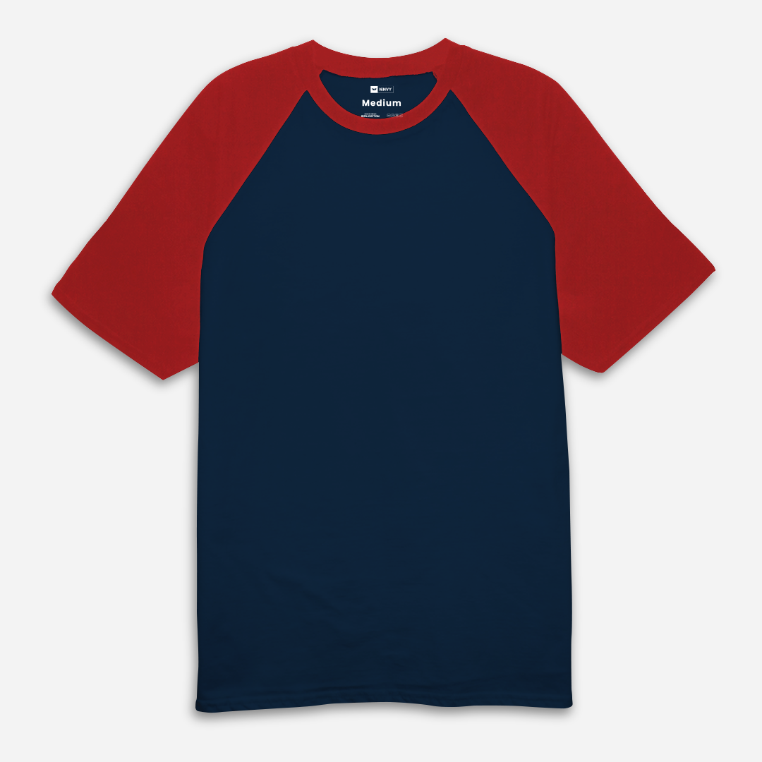 Reglan Tees - Navy Red