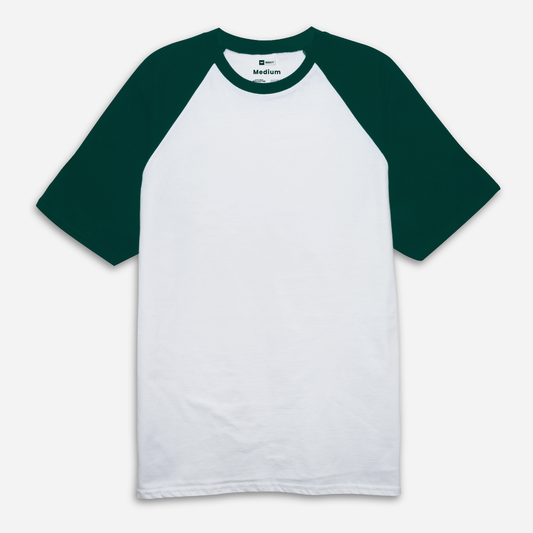 Reglan Tees - White Dark Green