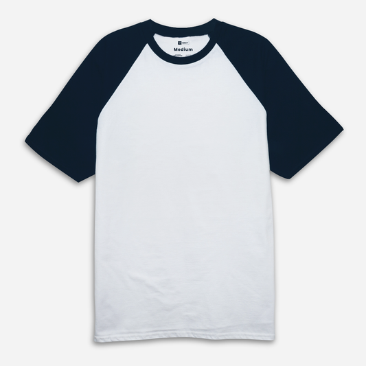 Reglan Tees - White Navy