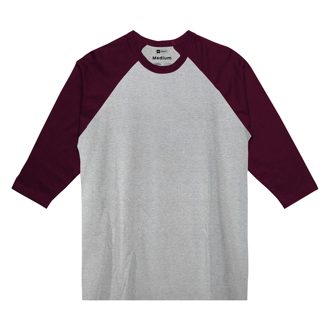 Reglan 3/4 Tees - Misty Maroon