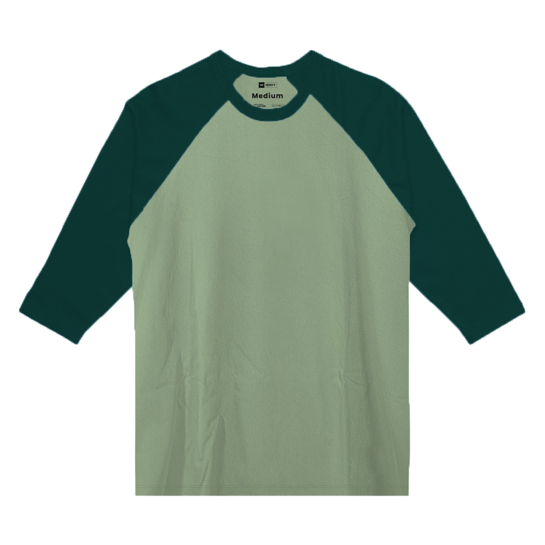 Reglan 3/4 Tees - Sage Dark Green