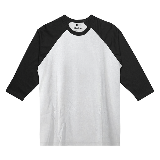 Reglan 3/4 Tees - White Black