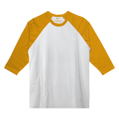 Reglan 3/4 Tees - White Mustard