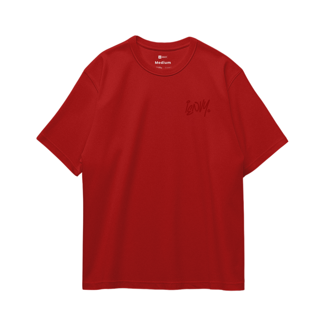 Sign Oversize Tees - Red