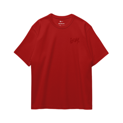 Sign Oversize Tees - Red