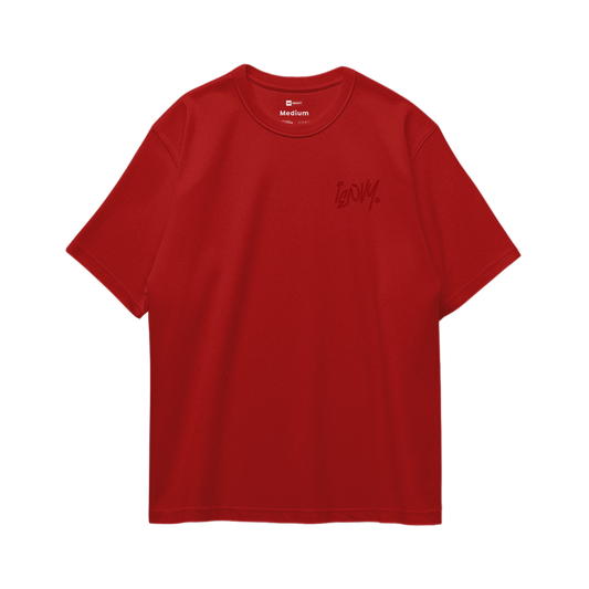 Sign Oversize Tees - Red