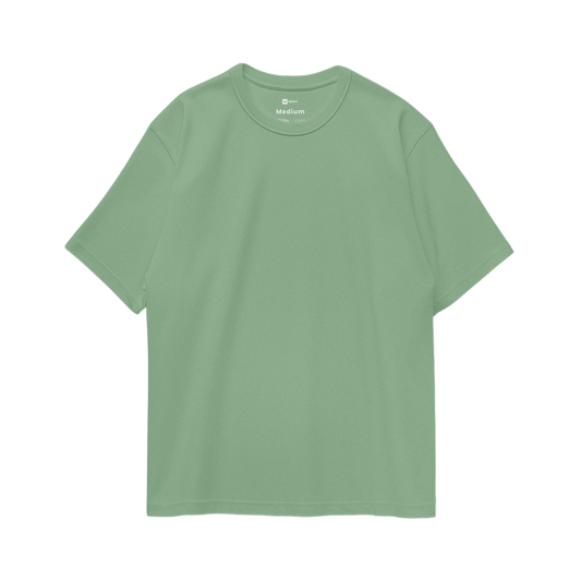 Basic Oversize Tees - Sage