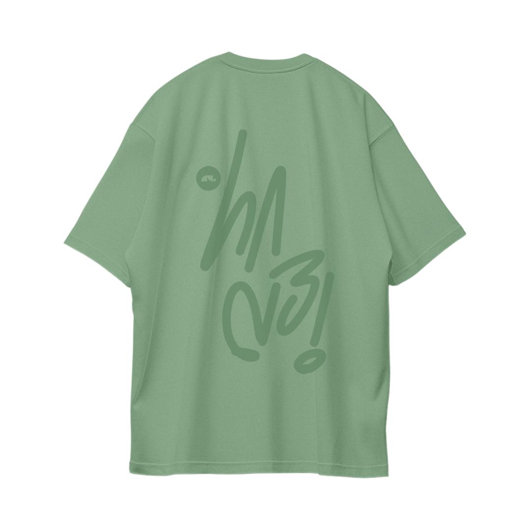 Sign Oversize Tees - Sage