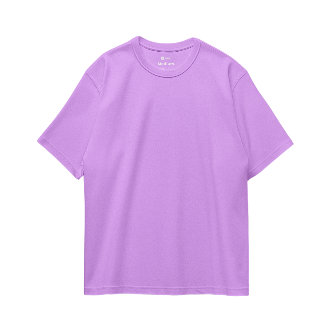 Basic Oversize Tees - Violet