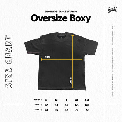 Boxy Oversize Tees - Navy