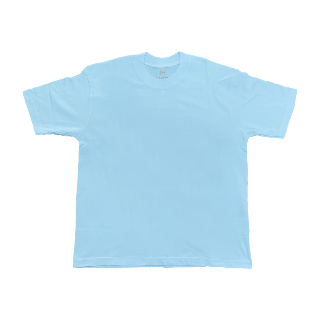 Boxy Oversize Tees - Baby Blue