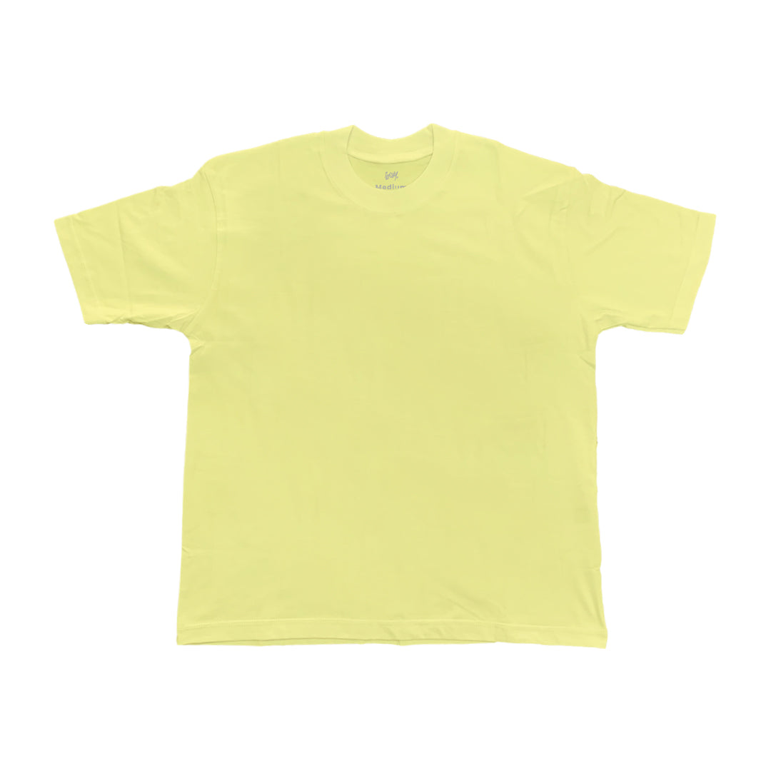Boxy Oversize Tees - Baby Yellow