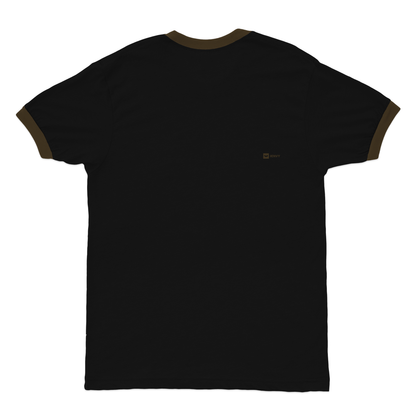 Ring Tees - Black ring Dark Brown