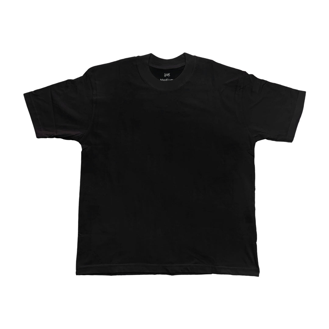 Boxy Oversize Tees - Black