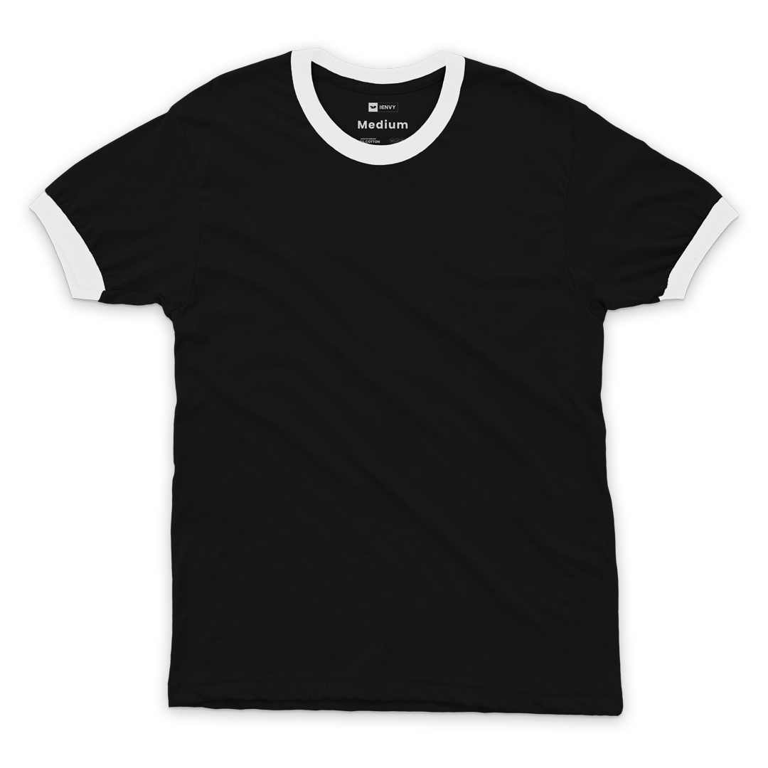 Ring Tees - Black ring White