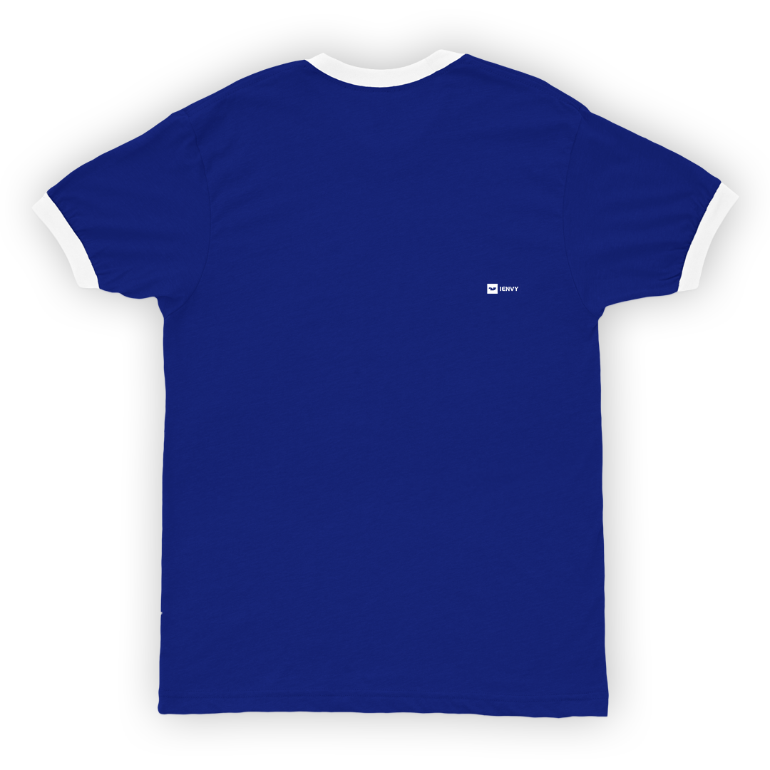 Ring Tees - Royal Blue ring White