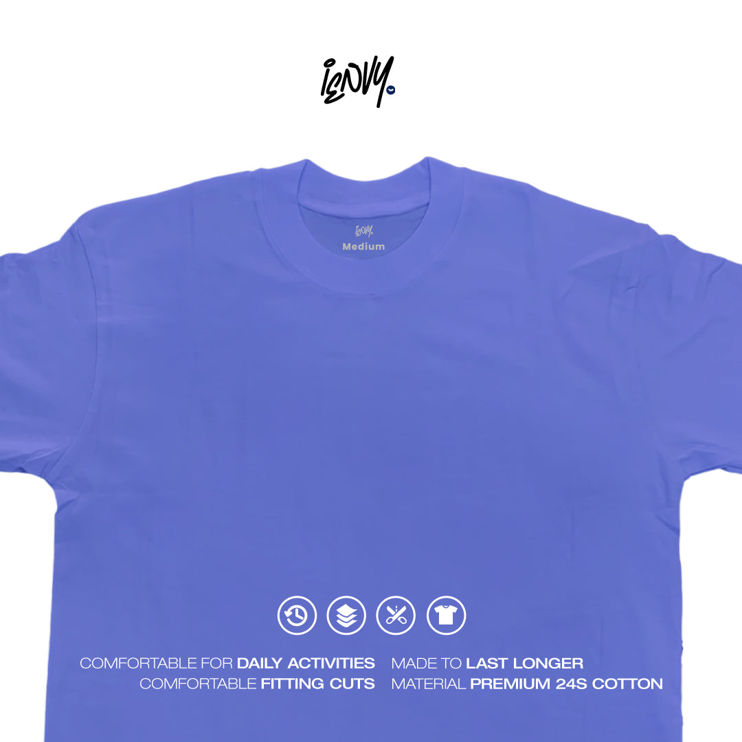 Boxy Oversize Tees - Deep Blue