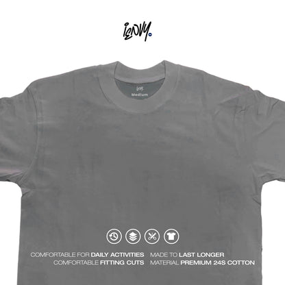 Boxy Oversize Tees - Grey