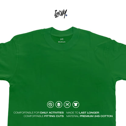 Boxy Oversize Tees - Green