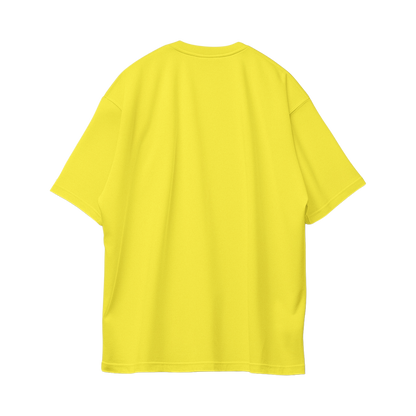 Basic Oversize Tees - Yellow
