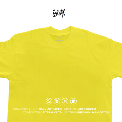 Boxy Oversize Tees - Yellow