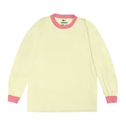 LSV Ring Tees - Cream Baby Pink
