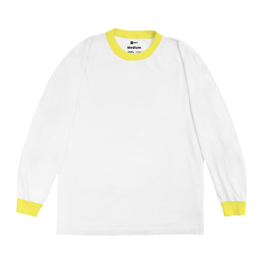 LSV Ring Tees - White Yellow