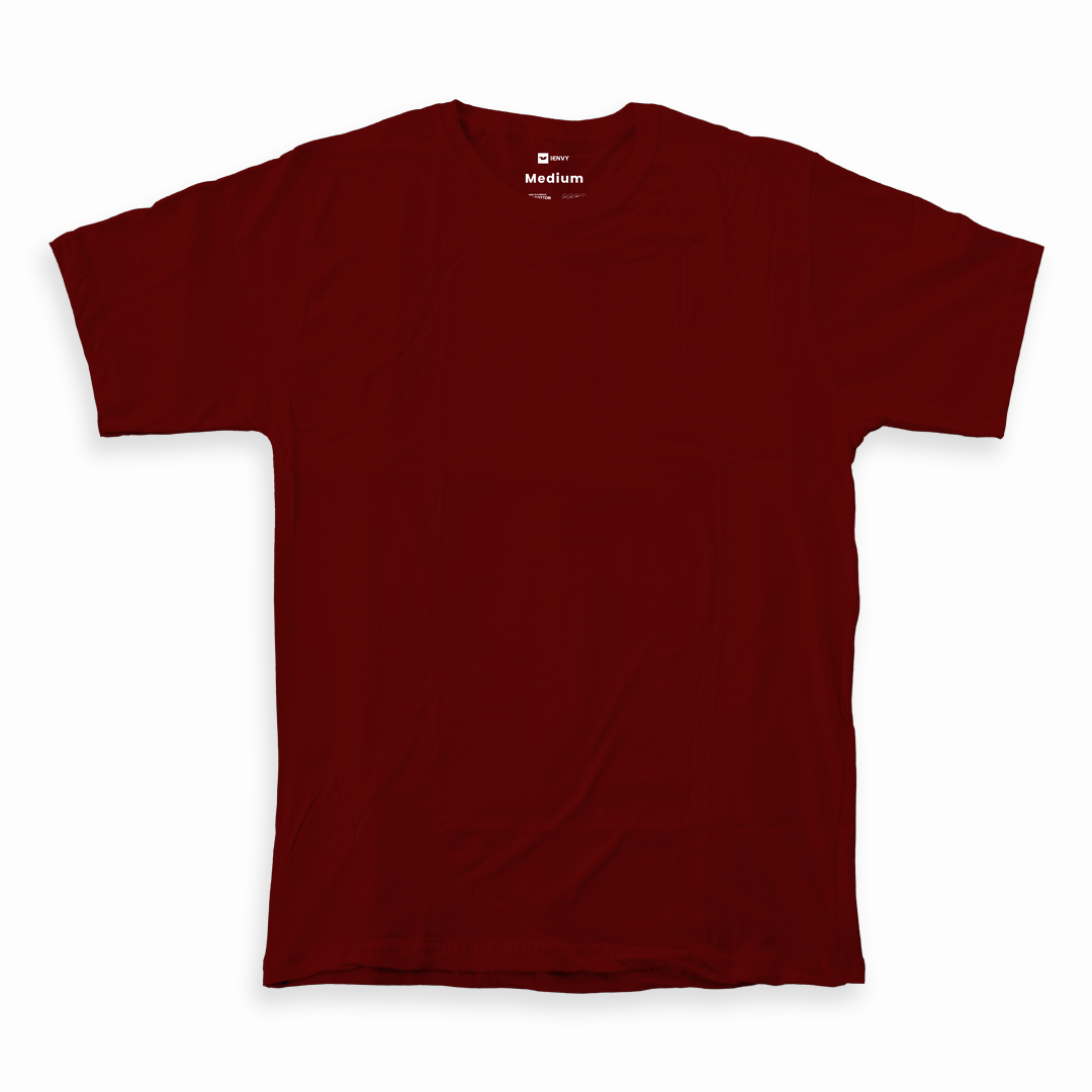 Basic Tees - Maroon