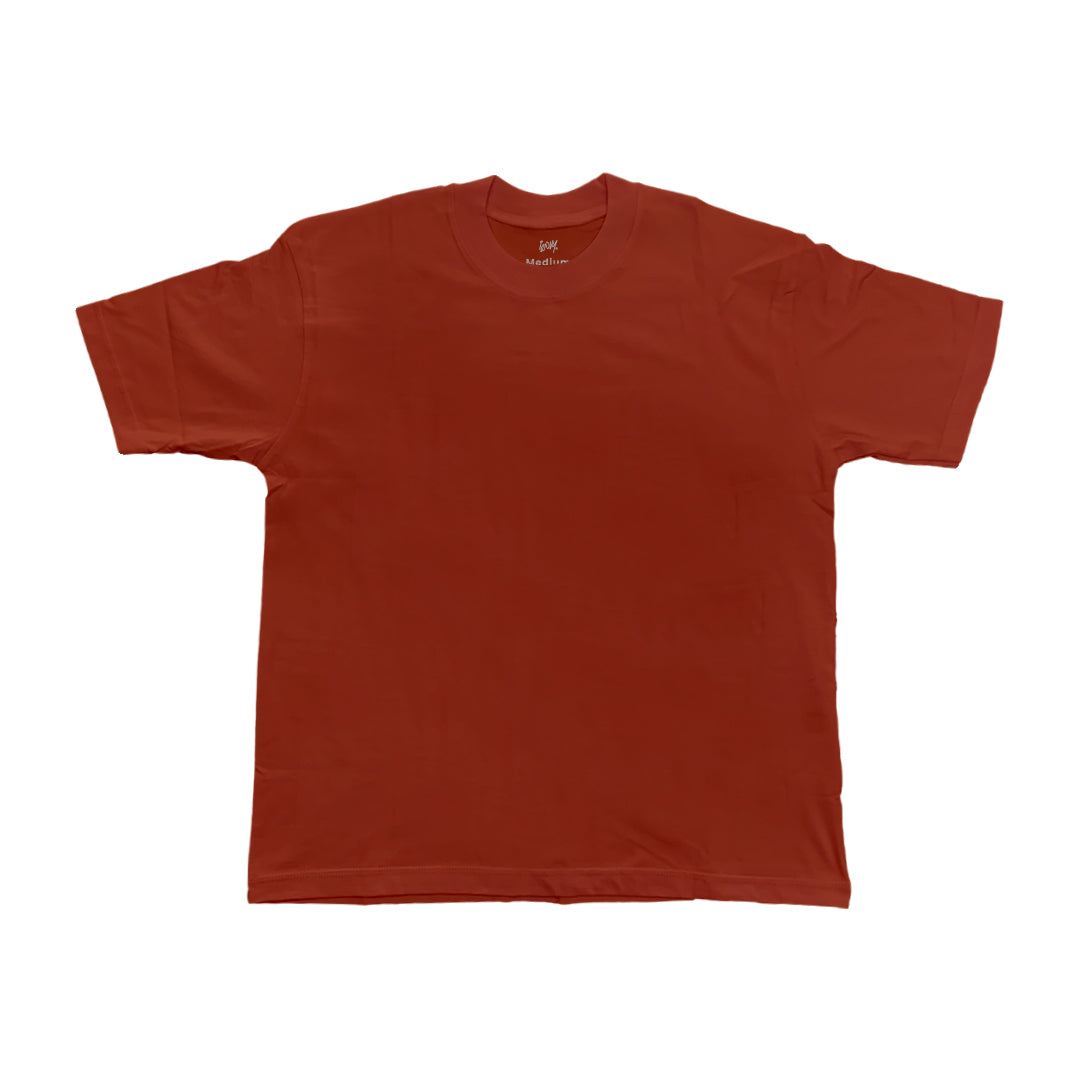 Boxy Oversize Tees - Brick