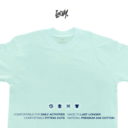Boxy Oversize Tees - Mint Green