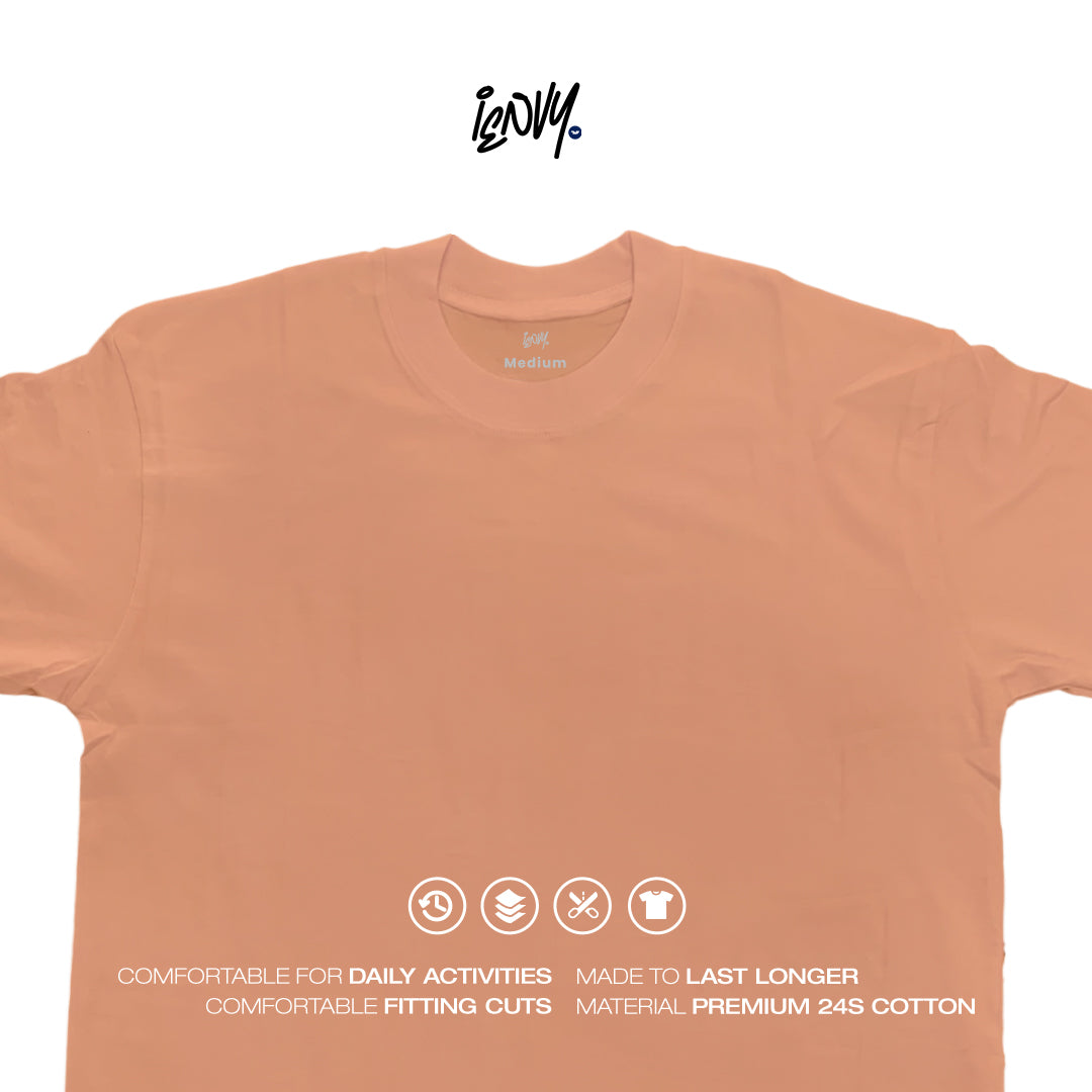 Boxy Oversize Tees - Orange Soumon