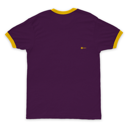 Ring Tees - Purple ring Yellow