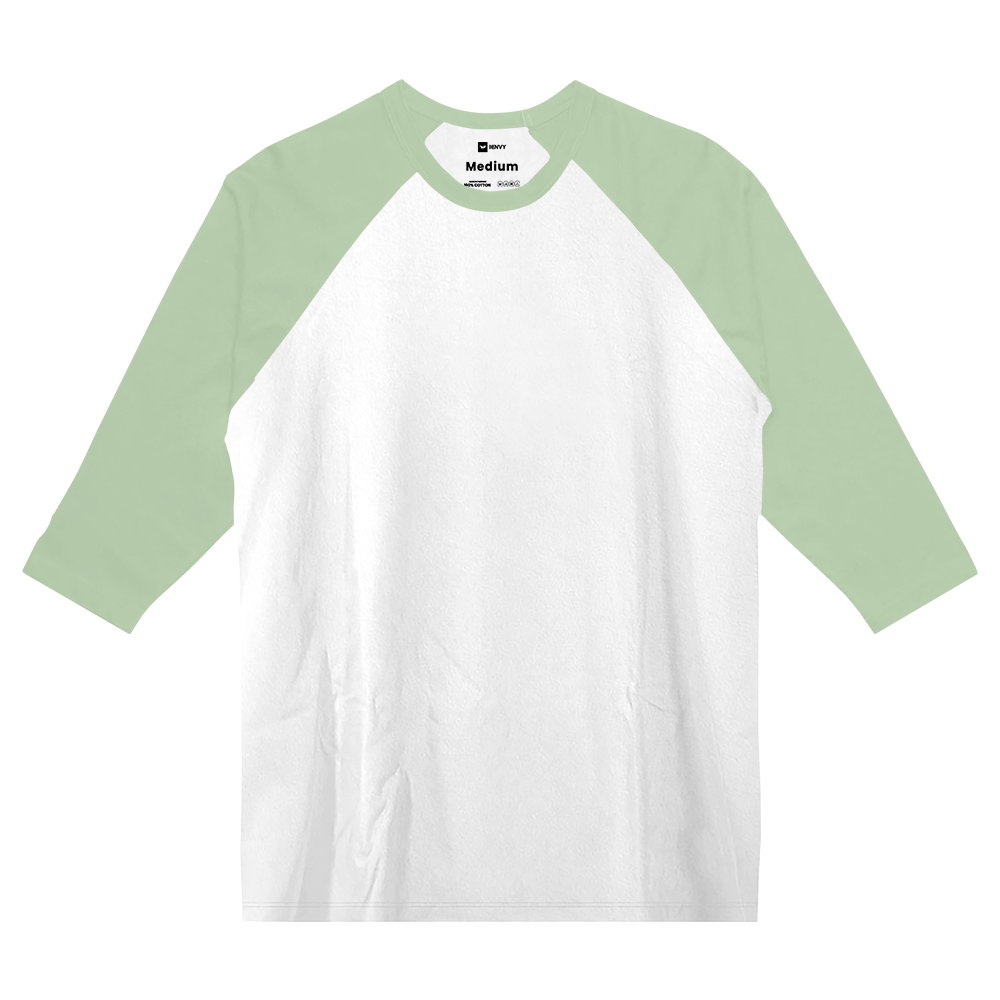 Reglan 3/4 Tees - White Mint