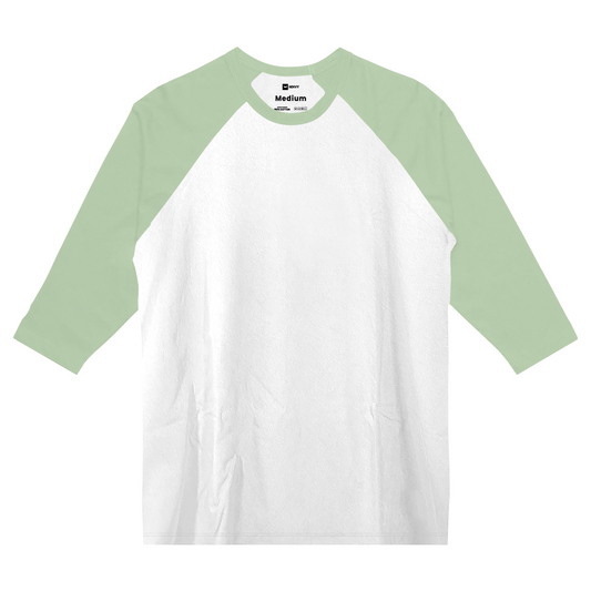Reglan 3/4 Tees - White Mint
