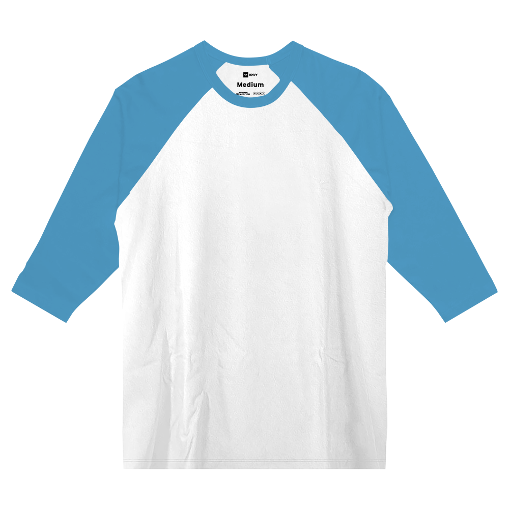 Reglan 3/4 Tees - White Turqish