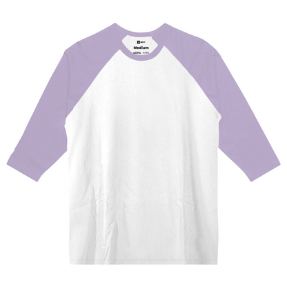 Reglan 3/4 Tees - White Violet