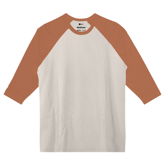Reglan 3/4 Tees - Broken White Red Brick