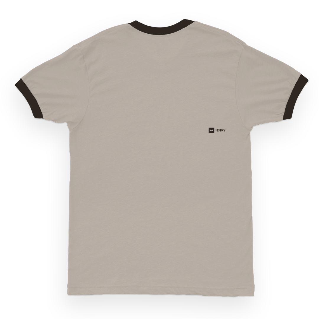 Ring Tees - Light Brown ring Dark Brown