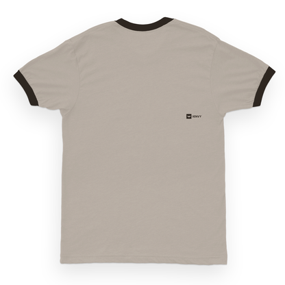 Ring Tees - Light Brown ring Dark Brown