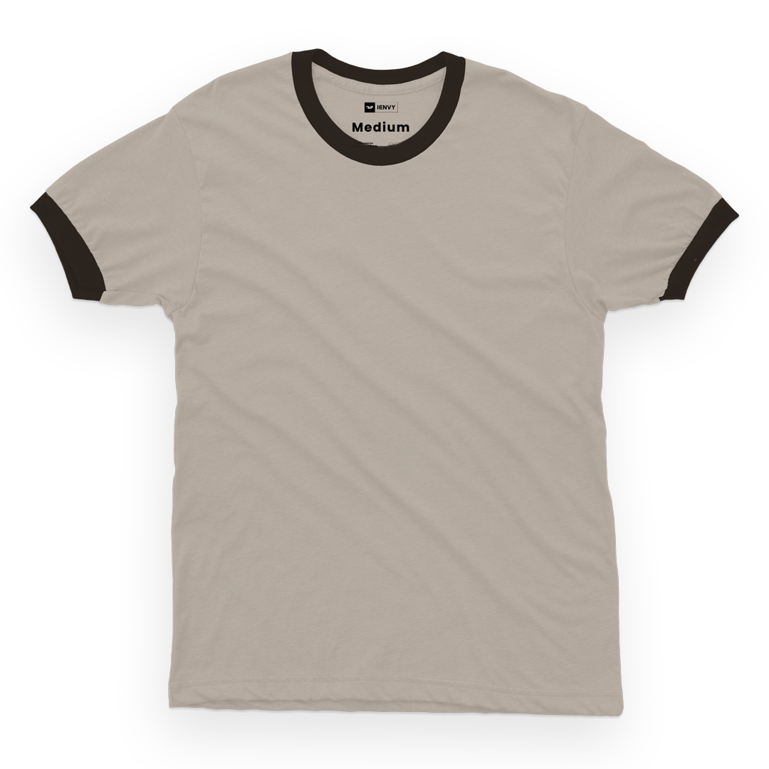 Ring Tees - Light Brown ring Dark Brown