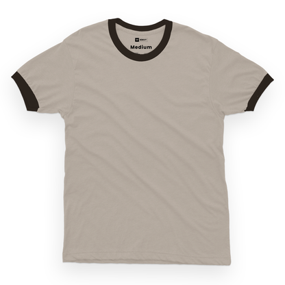Ring Tees - Light Brown ring Dark Brown
