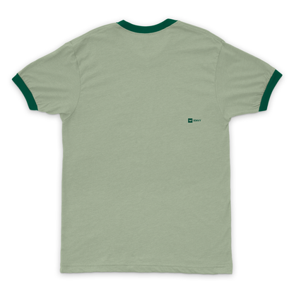 Ring Tees - Sage ring Dark Green