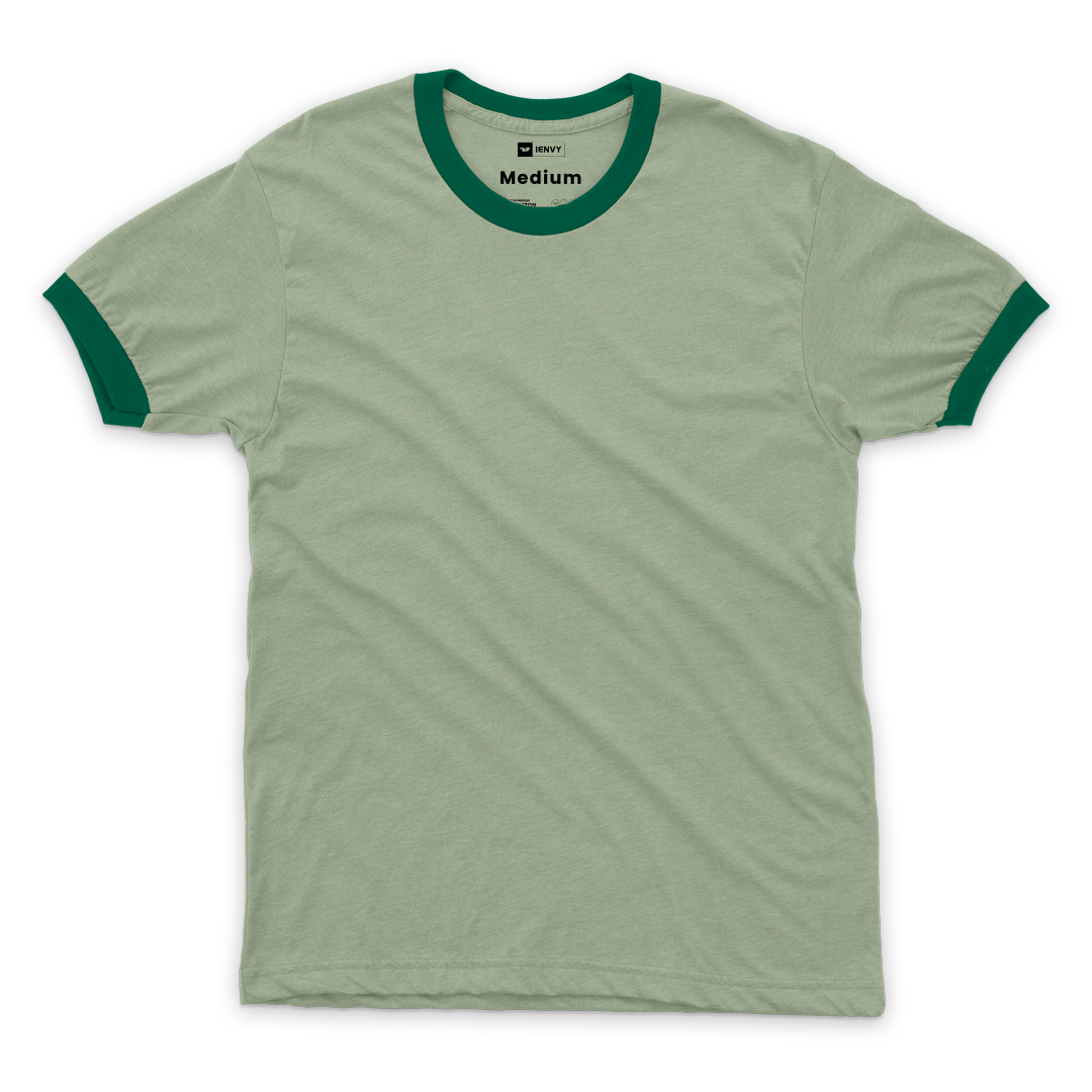 Ring Tees - Sage ring Dark Green