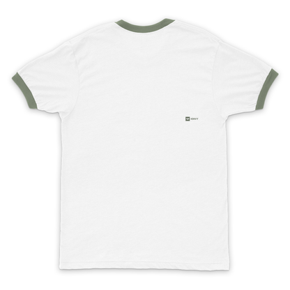 Ring Tees - White ring Sage